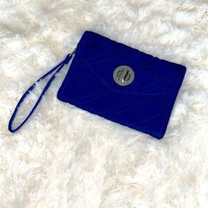 NWOT Vera Bradley Navy Clutch Purse